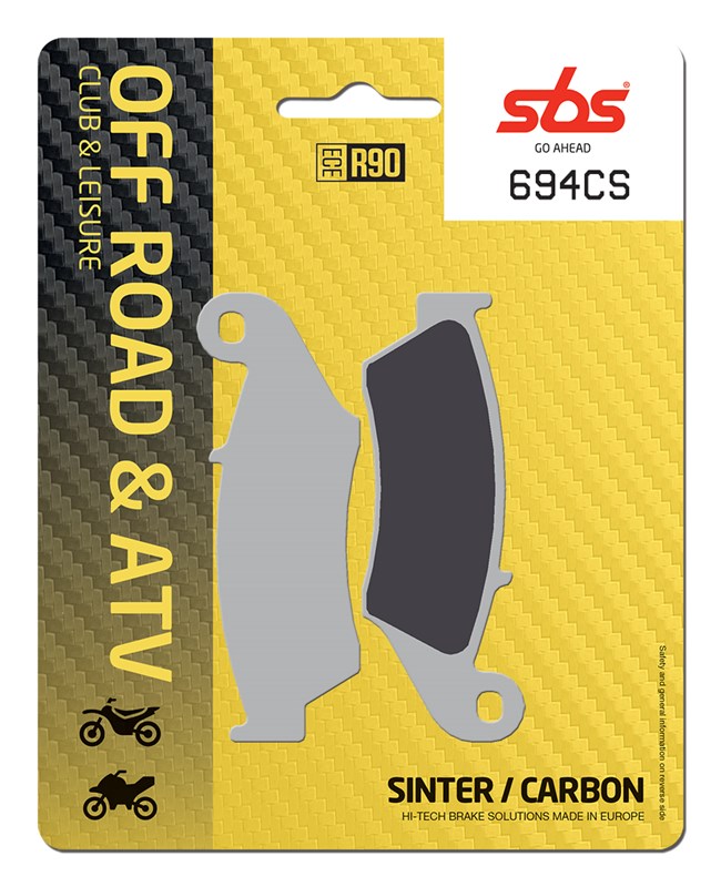 SBS brake pads KH185 / KH389 OFF-ROAD carbon (694CS)